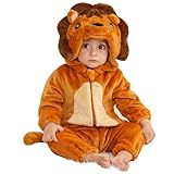 CuteOn Toddler Halloween Costume Onesie Cosplay Romper Christmas Infants Baby Costume Lion 3-4 Years