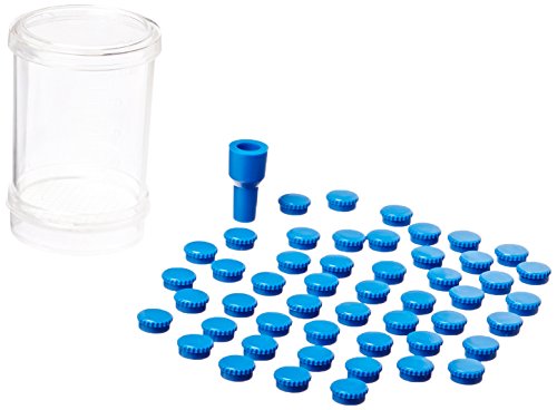 Image of Whatman 10497500 Microbiological Membrane Filter Monitor, 47mm Diameter, 0.45 Micron, 100mL Volume, White with Black Grid (Pack of 50)