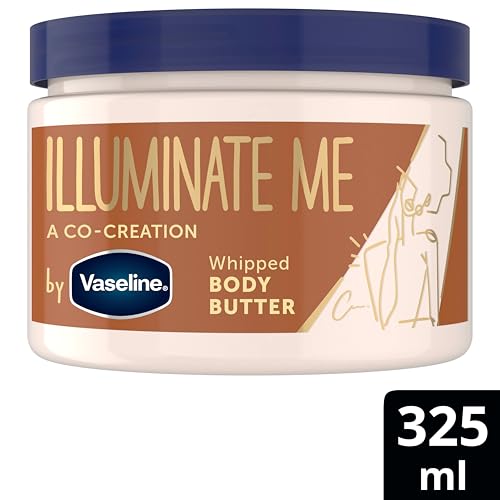 Vaseline Illuminate Me Shea Butter Whipped Body Butter for Melanin Rich Skin Provides 24 Hour Moisturization for Dry Skin 325mL - Image 3
