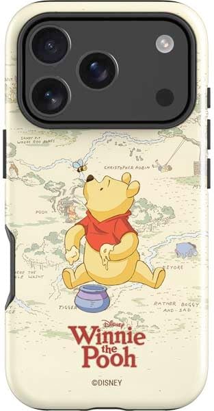 Skinit Impact Phone Case Compatible with iPhone 17 Pro Max - Officially Licensed Disney Winnie The Pooh Hundred Acre Wood Design
