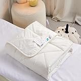 HOMESCAPES Premium Kids Wool Duvet – 120 x 150 cm, Lightweight, Winter/Summer,100% Cotton Cover, Hypoallergenic, Washable and Eco-Friendly - Image 7