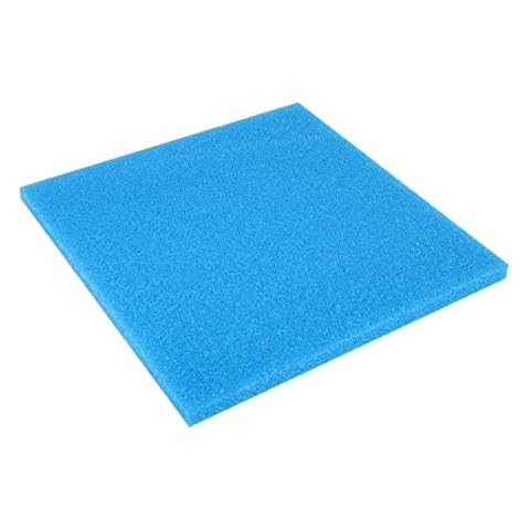 Wacredo Filter Foam for Use in Aquariums and Pond Filter Systems (50 x 50 x 3 cm, 10PPI (Coarse), Blue) Cover