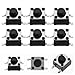 NUOBESTY 100pcs Momentary Tactile Push Button Switch Kit, Micro Momentary Circuit Button for PCB Panel, Industrial Electrical Control Components