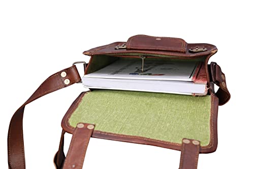 Laptop Messenger Bag For Men And Women Messenger Bags For Best Office School College Satchel Bag,Brown #TOP4