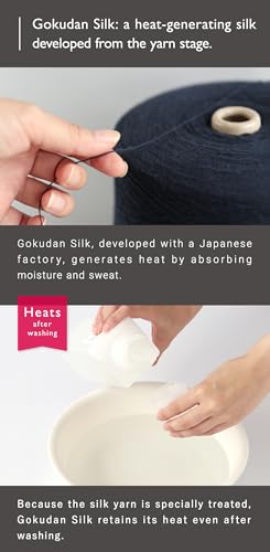 Kinuya Extra Warm Silk 100% Neck Warmer Thermal Neck Gaiter Made in Japan3