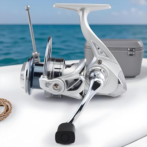 Carrete spinner ultra suave con rotación fluida para pescar truchas 3