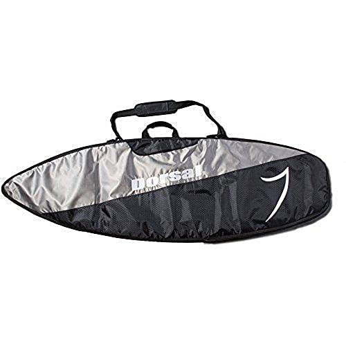 Dorsal Travel Shortboard And Longboard Surfboard Board Day Bag Cover Black/Grey Nylon 5'6 #TOP2