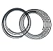Tip Seal Replacement for Agilent IDP-3 Dry Scroll Pumps, Alternative Service kit for Industrial & Lab Vacuum Pump Maintenance, RD Centers, Substitute for Dry Scroll Pump Repair, 1 Set (2 Pcs) Gray