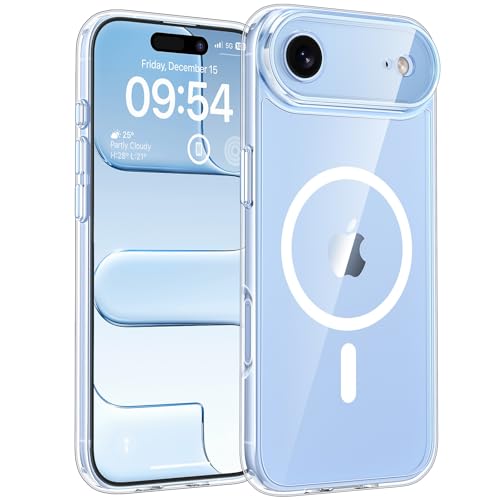 TOCOL Coque pour iPhone Air, Compatible avec MagSafe, Transparent