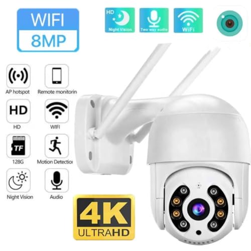 Câmera De Segurança Wi-fi Externa À Prova D'água Full Hd Gira 360 Bivolt (APP ICSEE)
