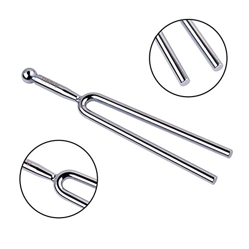 Qiyun Tuning Fork, A440Hz Tuning Fork - Standard A 440 Hz Violin Guitar Tuner Instrument With Soft Shell Case And Cleaning Cloth #TOP1