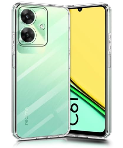 Image of COVERBLACK Dual Protection Rubber Back Cover for Realme Narzo 30 5G - Transparent