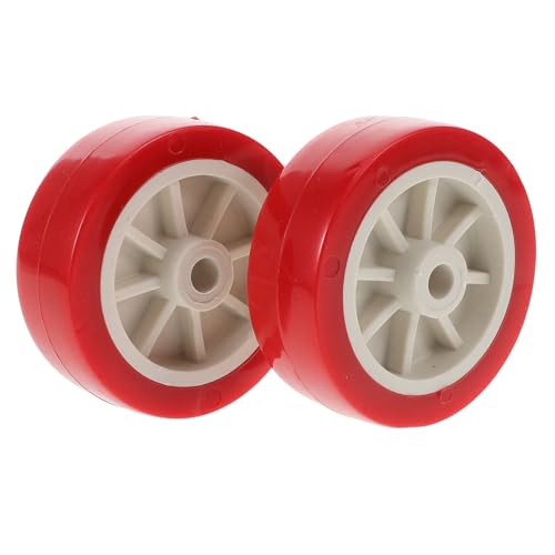 Cabilock 2pcs Motorcycle Lift Table Caster Wheels Replacement for Wide Deck Bike Scooter Lift Jack Crank Stand Accessories