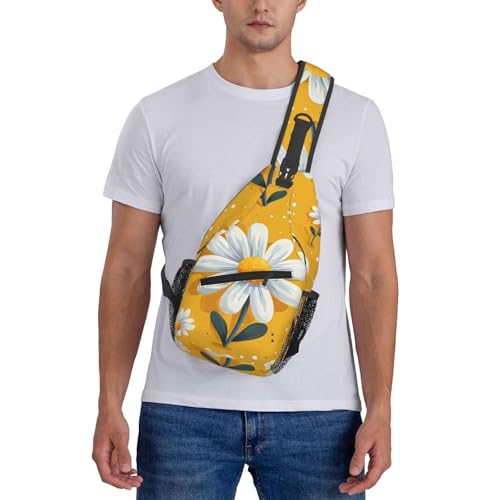 Bolso bandolera con patrón floral para hombre y mujer miniatura 7