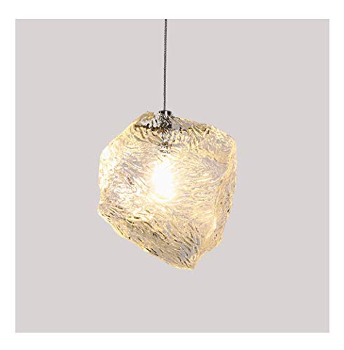 Lustre en verre CLSDRZC cube de glace création artistique luminaire de luxe