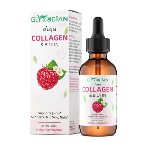 Collagen Biotin Drops - 50000mcg Liquid Collagen Supplement for H...