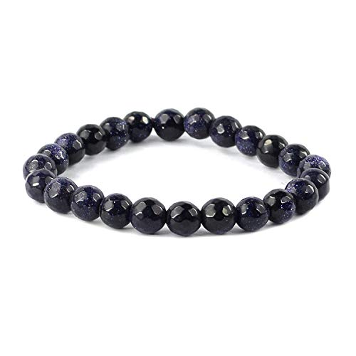 Image of Reiki Crystal Products Natural Crystal Stone 8 mm Faceted Diamond Cut Beads Bracelet for Men & Women | Reiki Charged Gemstone Bracelet | Multiple Stone Variants Available
