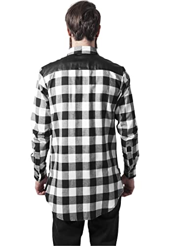 Urban Classics Maglietta in Flanella con Cerniera