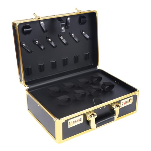 Mallette coiffure portable or pour le salon de coiffure moderne