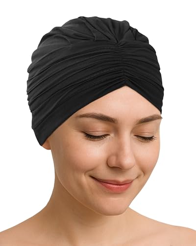 CAPLORD Elegant Head Scarf for Women with Cancer - Soft Chemo Headwear Turban Hats Head Coverings & Caps - Breathable Bamboo Head Wraps for Chemo Patients - Stylish Hair Loss Solution