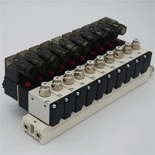 Électrovanne pneumatique 3V210-08 à commutation rapide 7 stations - 3