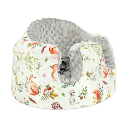 Image of DAYEEBALL Seat Cover Compatible with Bumbo Seat, Soft and Breathable Baby Floor Seat Cover for Baby Boy & Girl (Cover Only), Animals