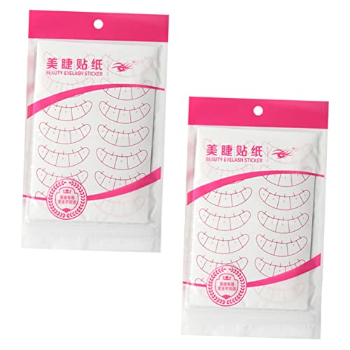 Mikinona 5-Point Eyelash Isolation Pad 20 Sheets Pack Ideal for Lash Extension Practice Training