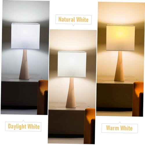 Ciieeo Rectangle Lamp Shade Fabric Table Lamp Shade Cover Simple Replacement Lampshade for Indoor Lighting 7.09X6.50X3.94In - Image 6