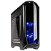 Kolink Aviator Midi-Tower Custodia per Computer - Corpo in Acciaio - Parte Frontale in plastica - Finestra - LED - 7 Slot di espansione - Nero/Azzurro