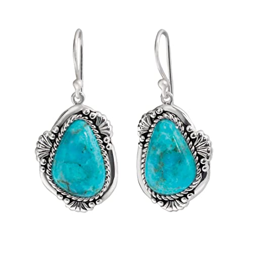 Stauer Sedona Turquoise Genuine Arizona Turquoise Jewelry Earring Set (Earrings) #TOP15
