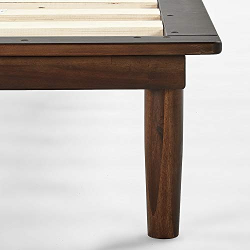 Zinus Bobbie 10 Inch Wood Platform Bed Frame / Mattress Foundation With Sturdy Wood Slat Support / Solid Acacia Wood / No Box Spring Needed / Tool Free Assembly, Queen #TOP3