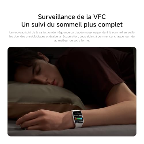 XIAOMI Smart Band 10 Pro – Bracelet connecté Écran AMOLED 174 GNSS indépendant Autonomie 21j Santé sommeil Céramique - vue 6
