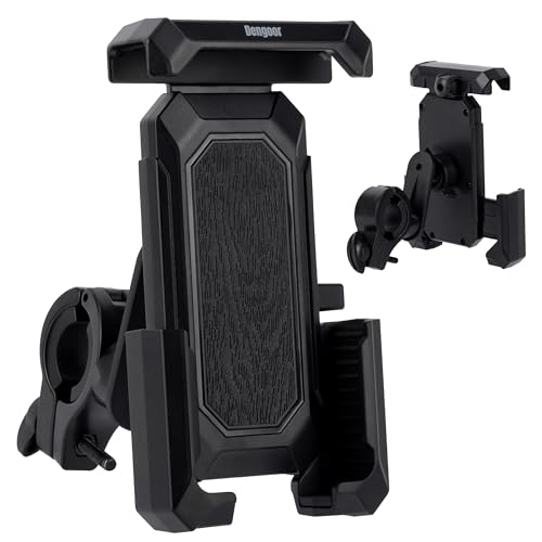 DENGOOR - Porta Telefono Bici Rotazione 360° Supporto Universale Regolabile da 4,5' a 7'