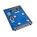 Chenyang, Adattatore per hard disk PCBA, HDD, Tipo sottile mini, Da PCI-E mSATA SSD a SATA 3.0 22 pin da 6,3 cm