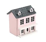 Miniature Cottage for Dollhouse Accessories Desktop Decor Wooden Mini House Storage Decoration Ornam