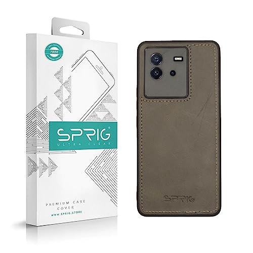 Image of SPRIG Compatible with IQOO Neo 6 5G Premium PrimeMatte Back Cover Drop Tested Shock Proof Mobile Case for Men, Women, Boys and Girls with Camera Protection (Light Grey)