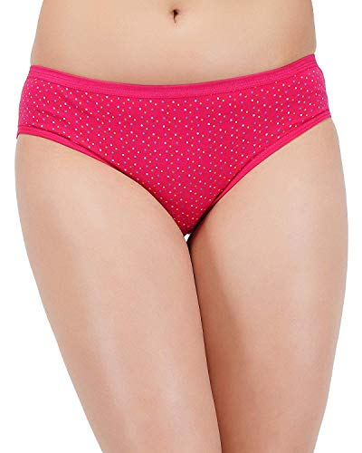 Image of AQUAZZURA Women's Cotton Multicolor Printed Panty | Panties | Bikni (Combo Pack of Three)