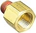 Parker VS222P-6-4 Reducer Adapter, Brass, 3/8 in. x 1/4 in