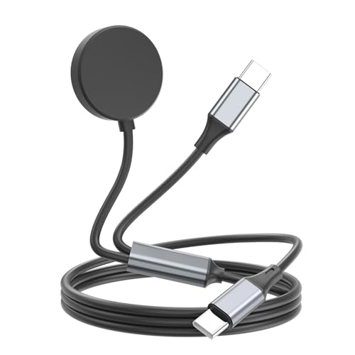 Clolasa USB C 2 in 1 Multi Fast Charger Charging Cable for Samsung Galaxy Watch 7/FE/Ultra/6/6 Classic/5/5 Pro/4/4 classic/3/Active 2/Active & Galaxy S24/S23/S22/21/20 Note-4FT