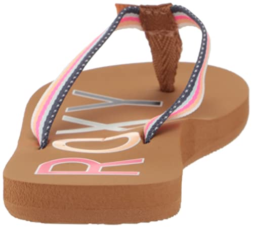 Roxy Girls Rg Colbee Flip Flop Sandal, Multi 1, 3 Big Kid #TOP2