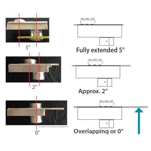 Builder'S Best 84049 Saf-T-Duct Zero Dryer Vent Periscope thumb #5