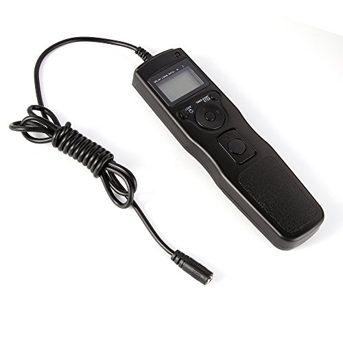 Hersmay LCD Timer Remote Shutter Release - Intervalometer for Canon EOS R5, 6D II, 5D III, 7D II, 1D X, black, C3 Für Canon - Image 3