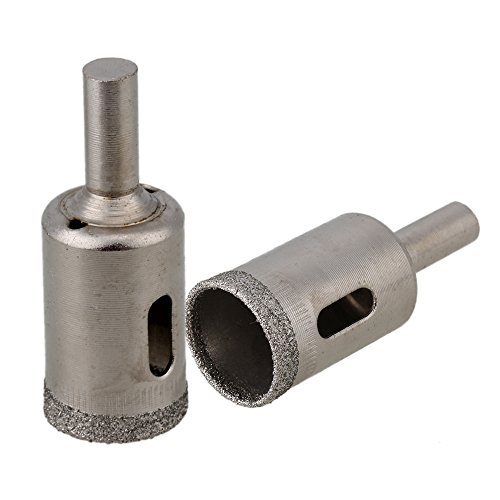 5 brocas tipo sierra de agujero de 20 mm para vidrio, baldosa, mármol, porcelana y cerámica miniatura 2
