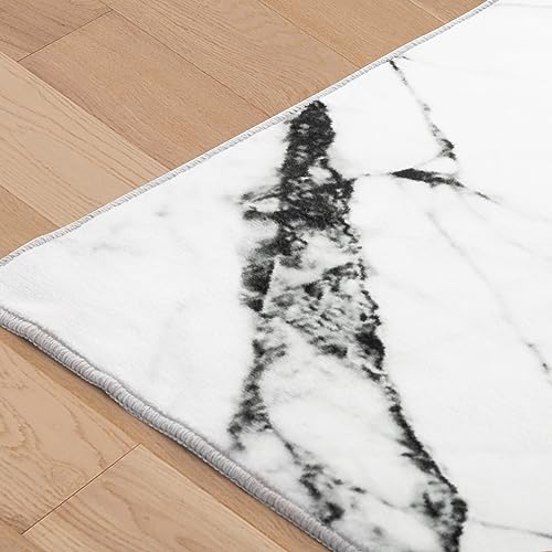 Tapete Asrug Polipropileno 91x61 cm Blanco Bajo Pelo miniatura 5