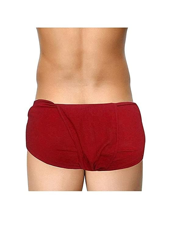 1 X Indian Traditional Underwear Langot Lankot Men Premium Loin Cloth Supporter Underpants loincloth Cotton Brief Color Red (1 Pcs)3