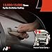 A-Premium Front or Rear Passenger Side Exterior Door Handle Compatible with Chrysler 300 2005-2010 & Dodge Magnum 2005-2008, Chrome, Replace# 5065800AG