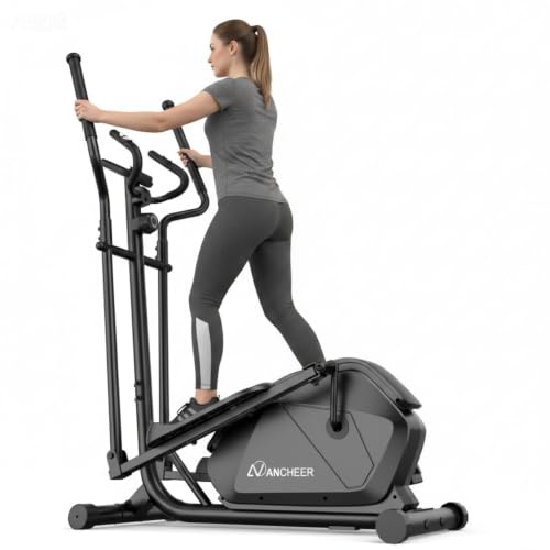 Image of ANCHEER Home Elliptical Machine with Magnetic Resistance&Hand Pulse Sensors