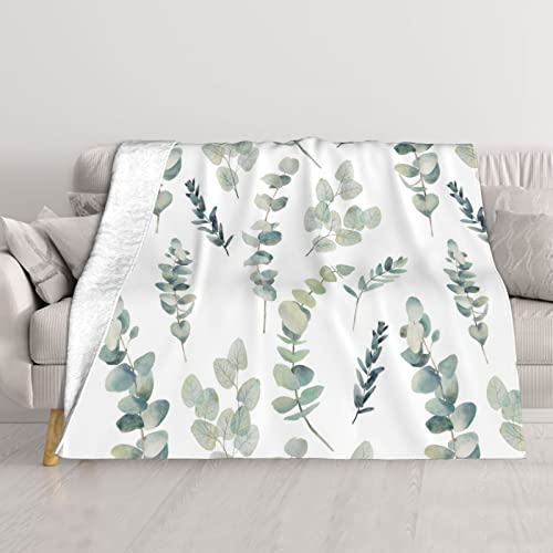 Couverture double couche douce eucalyptus contre le froid du canapé - 2