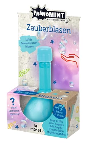 Moses. PhänoMINT Zauberblasen | Beobachten wissenschaftlicher Phänomene | Experimentierspielzeug | Geschenkidee für Kinder ab 6 Jahre | Experimentier Spaß für kleine Entdecker