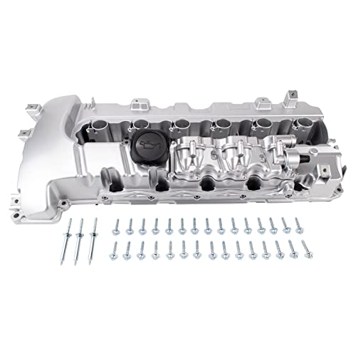Image of TRQ Valve Cover Compatible with 2007-2016 BMW